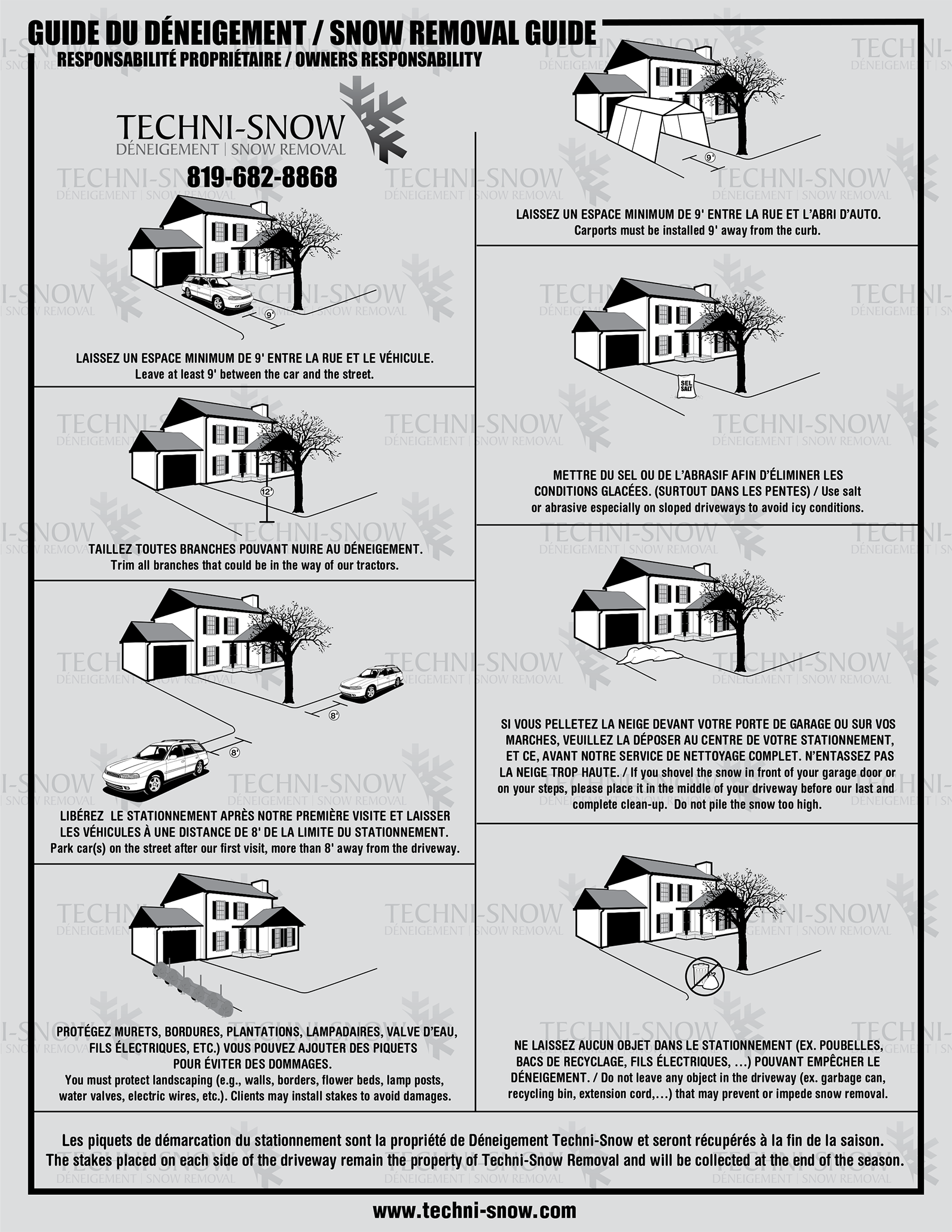 Guide du déneigement